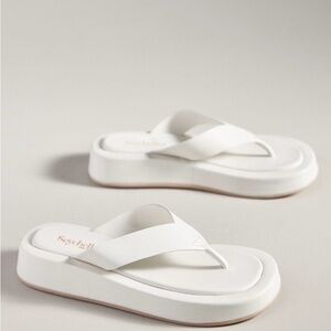 Seychelles Women's Cream Platform Sandals